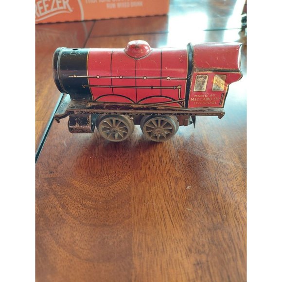 Meccano Hornby Series Red Locomotive Missing Parts Tin Plate VTG Train O Scale - Picture 2 of 10
